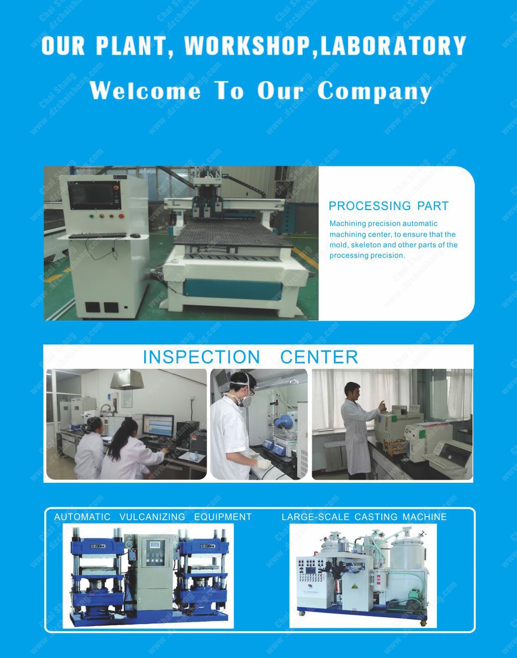 About Us-CHAISHANG | Polyurethane Screen,Rubber Screen Panels,Polyweb Screen,Belt Cleaner,Flotion Cell