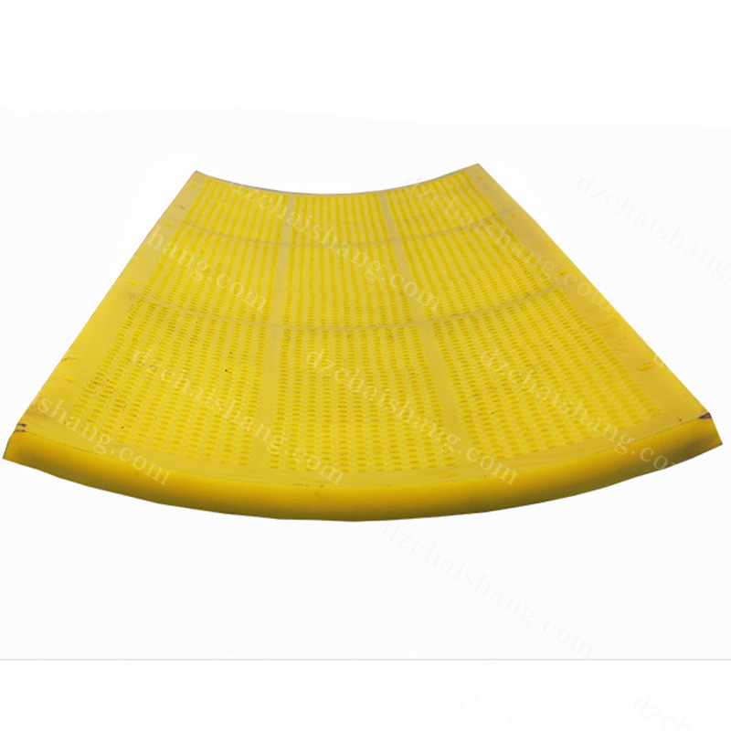 Arc sieve plate-CHAISHANG | Polyurethane Screen,Rubber Screen Panels,Polyweb Screen,Belt Cleaner,Flotion Cell