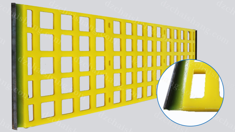PU tension screen panel-CHAISHANG | Polyurethane Screen,Rubber Screen Panels,Polyweb Screen,Belt Cleaner,Flotion Cell