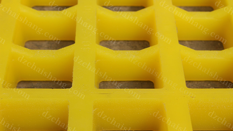 Polyurethane tension screen panel-CHAISHANG | Polyurethane Screen,Rubber Screen Panels,Polyweb Screen,Belt Cleaner,Flotion Cell
