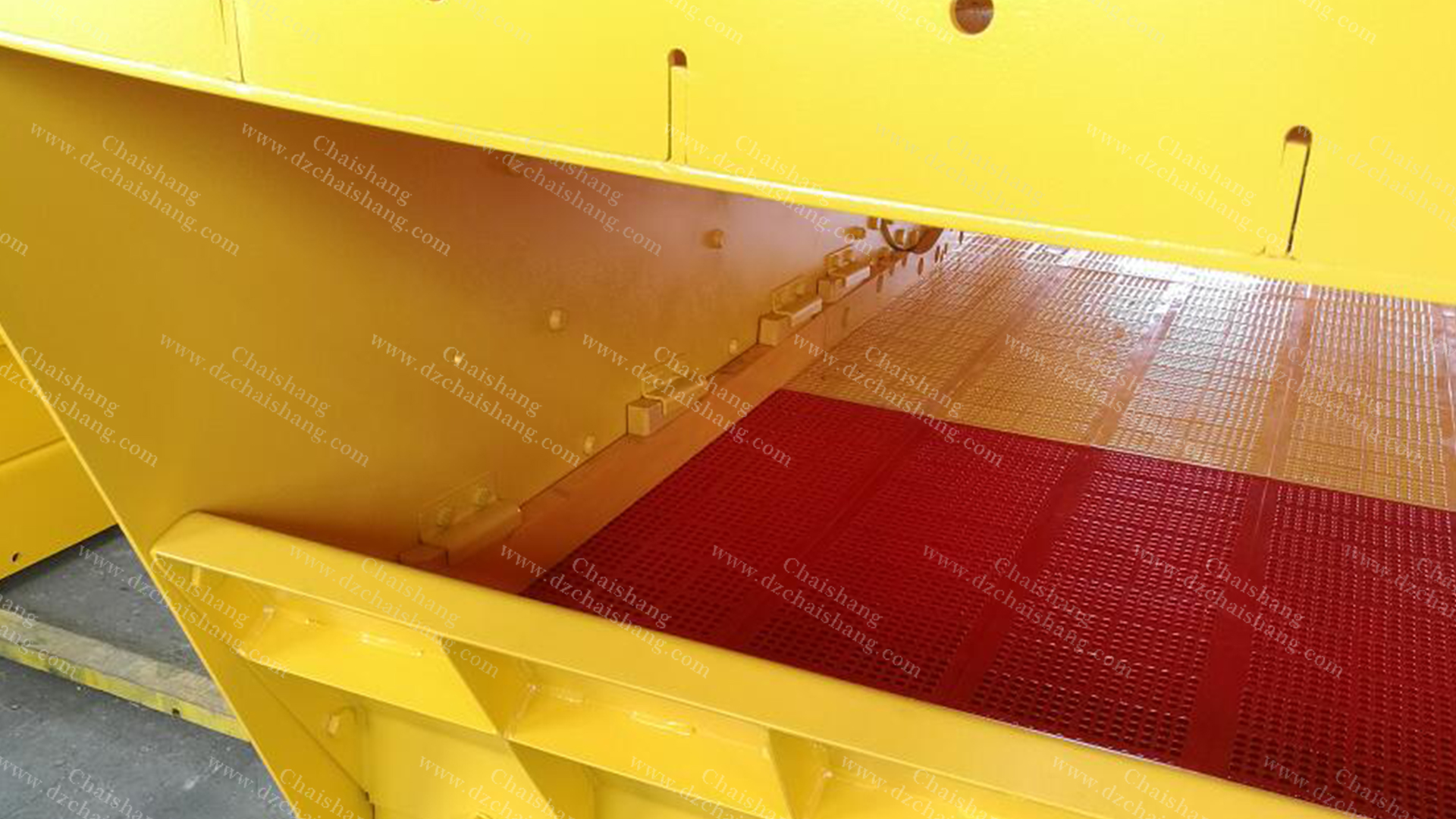 industrial linear vibrating screen,good  circular vibrating screen mesh,dewatering vibrating screen-CHAISHANG | Polyurethane Screen,Rubber Screen Panels,Polyweb Screen,Belt Cleaner,Flotion Cell