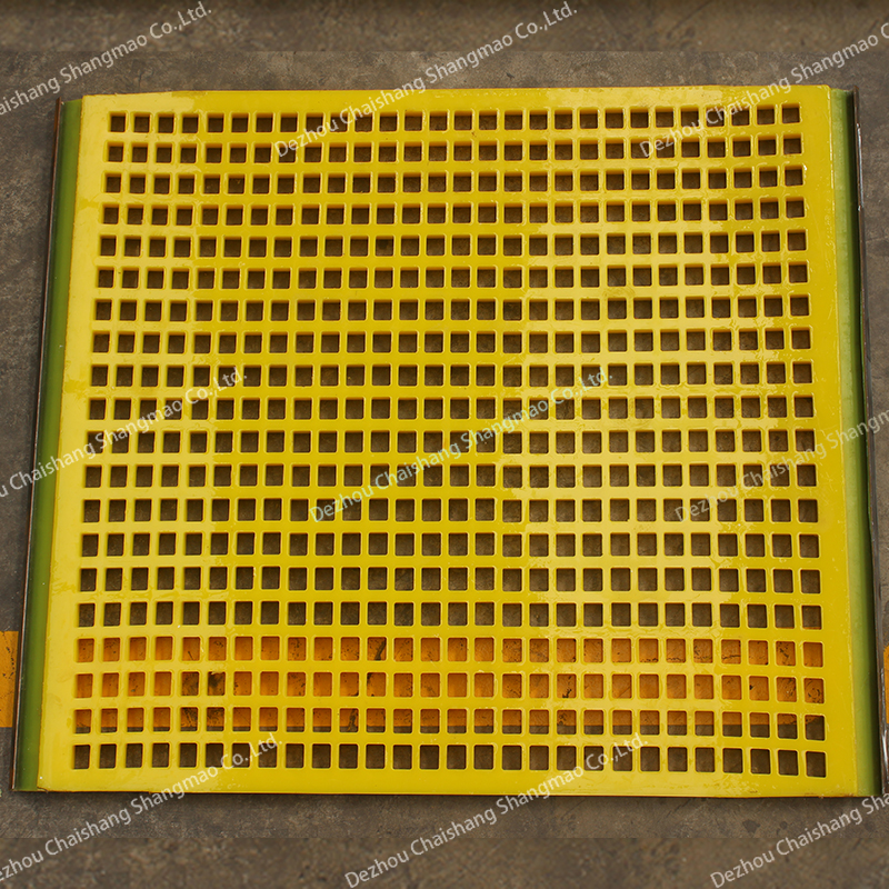 tensioned screen plate,PU coated wire mesh plate, vibrating sieve plate,vibrating mesh plate-CHAISHANG | Polyurethane Screen,Rubber Screen Panels,Polyweb Screen,Belt Cleaner,Flotion Cell