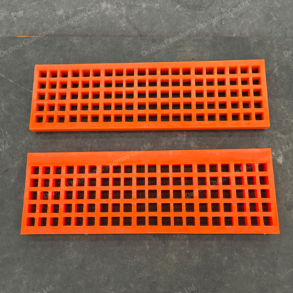 The polyurethane modular screen plate supports custom passes of various sizes,low price-CHAISHANG | Polyurethane Screen,Rubber Screen Panels,Polyweb Screen,Belt Cleaner,Flotion Cell