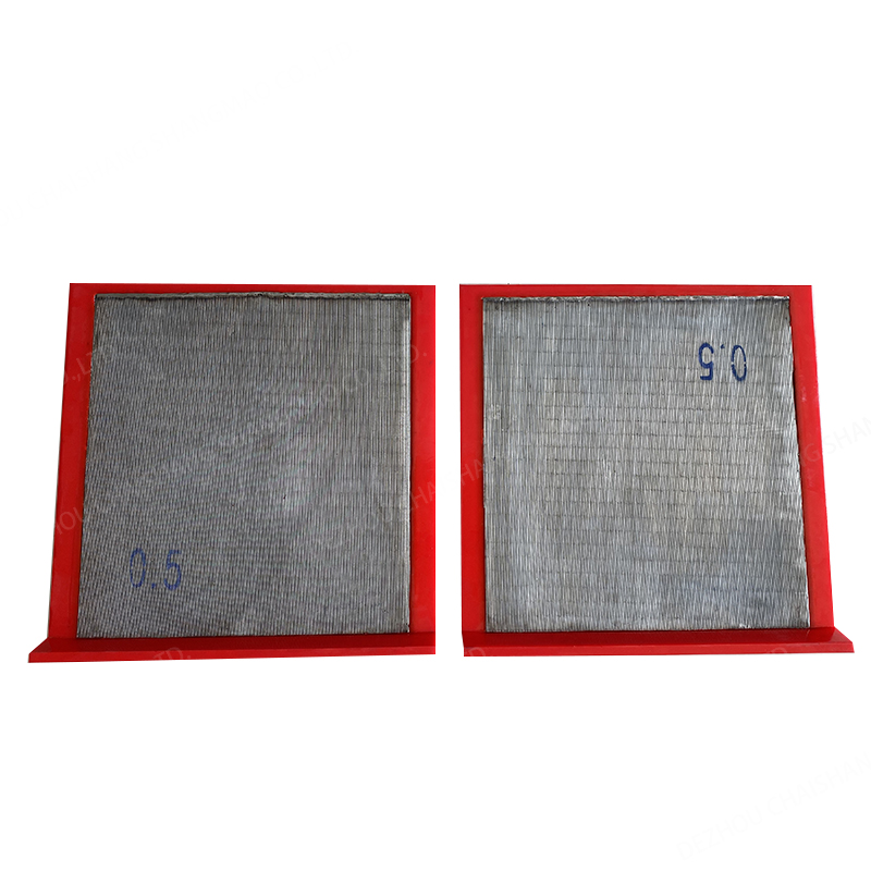 610*610 PU Wedge wire mesh-CHAISHANG | Polyurethane Screen,Rubber Screen Panels,Polyweb Screen,Belt Cleaner,Flotion Cell