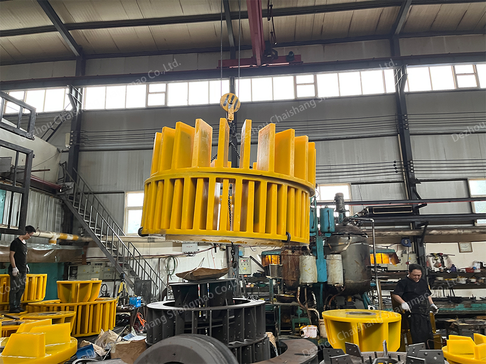 Strong Chinese flotation machine rubber PU Urethane stator and rotor-CHAISHANG | Polyurethane Screen,Rubber Screen Panels,Polyweb Screen,Belt Cleaner,Flotion Cell