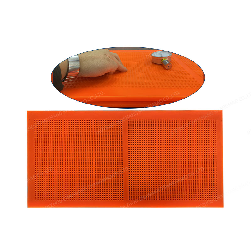 WS polyurethane screen panel 300*600 hole:4*4-CHAISHANG | Polyurethane Screen,Rubber Screen PanelsHigh frequency screen mesh,Belt Cleaner,Flotation Cell