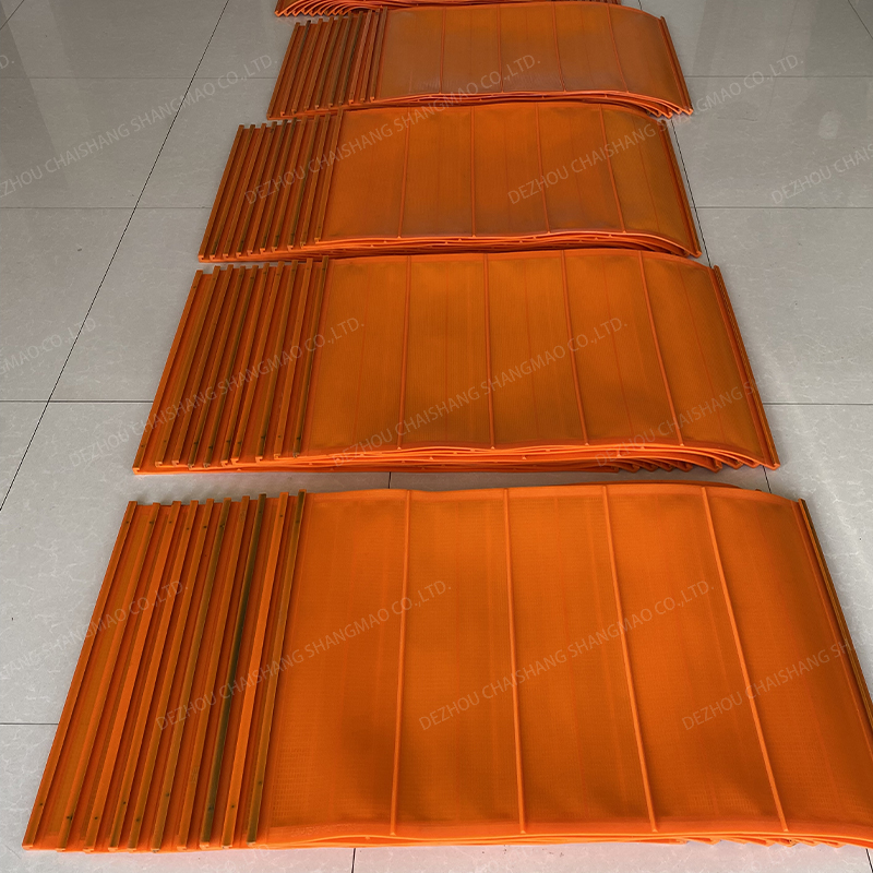high frequency pu screen,polyurethane screen vibrating pu screen mesh panel-CHAISHANG | Polyurethane Screen,Rubber Screen Panels,Polyweb Screen,Belt Cleaner,Flotion Cell