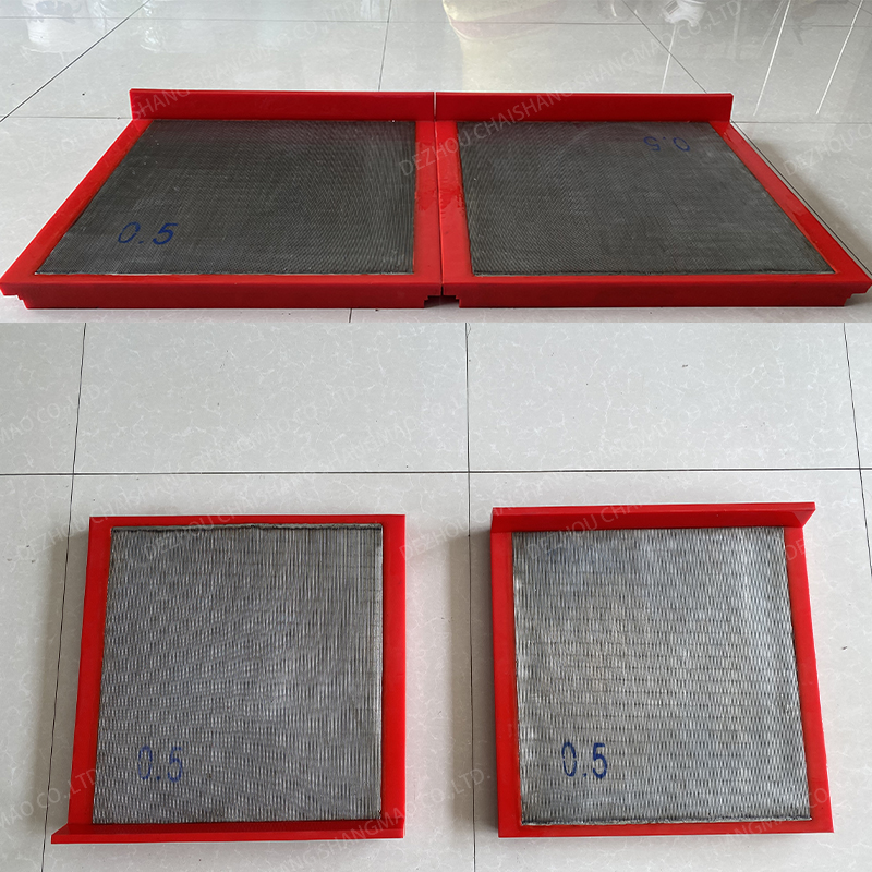 610*610 PU Wedge wire mesh-CHAISHANG | Polyurethane Screen,Rubber Screen Panels,Polyweb Screen,Belt Cleaner,Flotion Cell