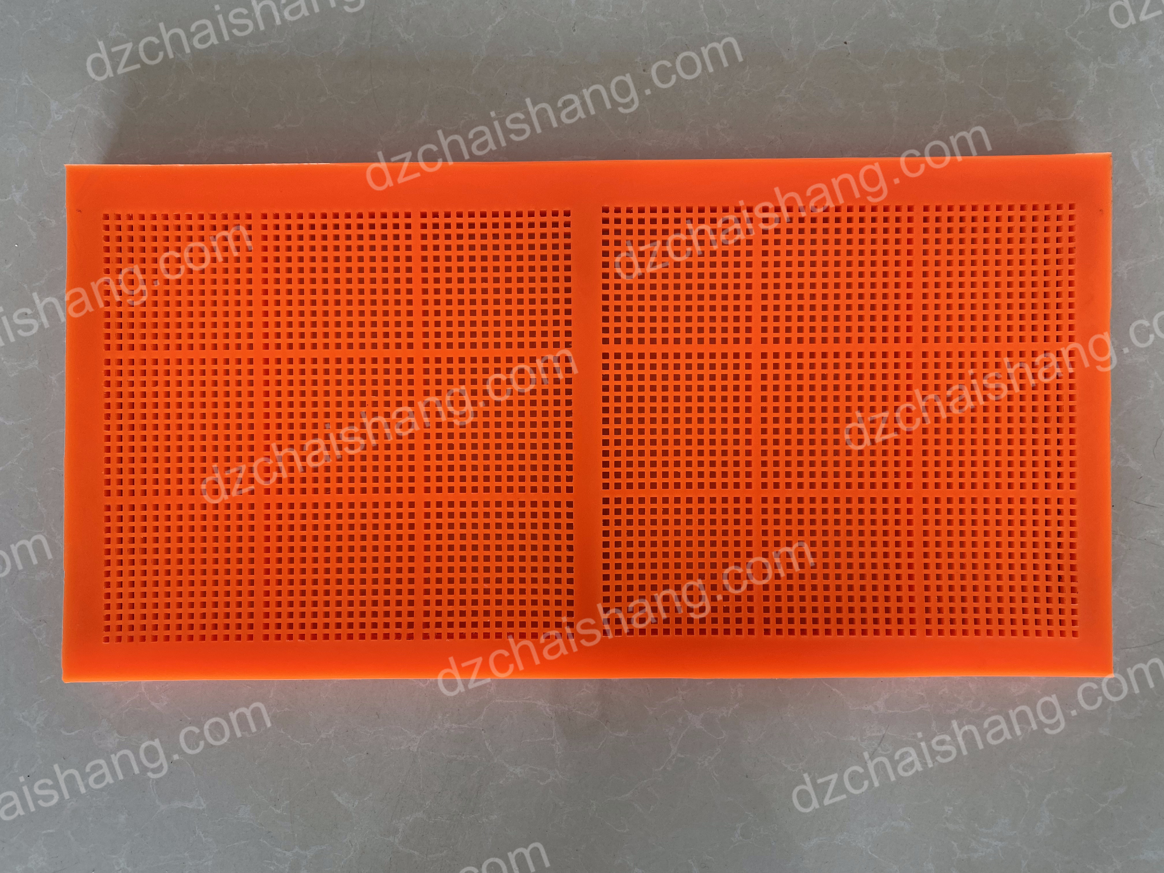 What are the characteristics and advantages of polyurethane dewatering screen plate in use?-CHAISHANG | Polyurethane Screen,Rubber Screen PanelsHigh frequency screen mesh,Belt Cleaner,Flotation Cell